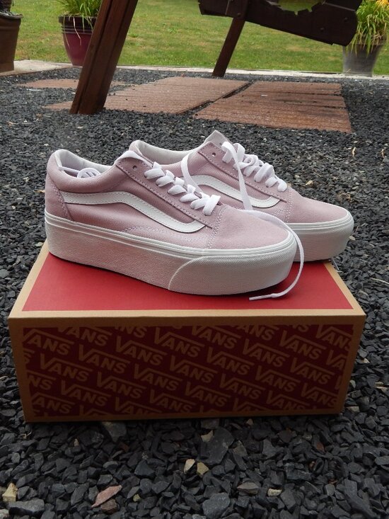 Vans Shoes - Vans Old Skool Stac Platform Stacked Sneaker Women Size 7.5 NEW Keepsake Lilac